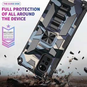 Husa de protectie pentru Motorola Moto G22 Atisijie, TPU, albastru/negru, 6,5 inchi