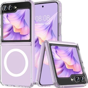 Husa de protectie pentru Samsung Galaxy Z Flip5 5G Strbdyi, TPU, transparent, 6,7 inchi