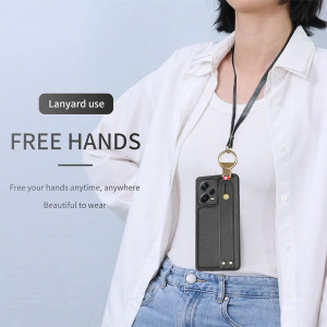 Husa de protectie pentru Xiaomi Redmi Note 12 Pro 5G, MAMA MOUTH, piele PU, negru - Img 5