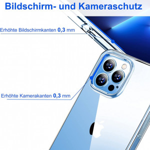 Husa de protectie telefon Eiselen, pentru iPhone 13 Pro, 6.1 inch, poliuretan termoplastic, transparent - Img 5