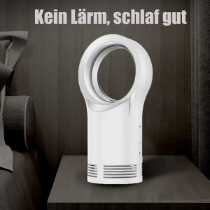 Incalzitor silentios cu ventilator ELUBOIDG, 400 W, ceramica PTS, alb, 13 x 13 x 26 cm - Img 5
