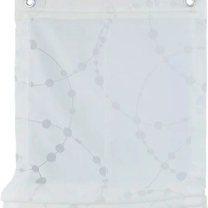 Jaluzea Kutti din poliester și viscoză albă 140x80cm pentru ferestre, control lumină și intimitate interior