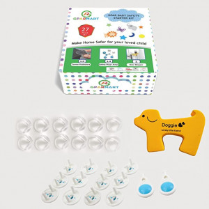 Kit de siguranta pentru copii GPARMART, plastic, multicolor, 27 piese - Img 1