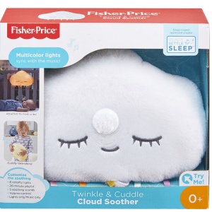 Lampa de veghe Fisher Price - Norisor, cu lumini si sunete, Resigilat, Grad A