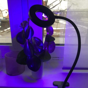 Lampa pentru cresterea plantelor HORIFEN, LED, aluminiu/policarbonat, negru, 38 cm - Img 6