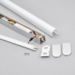 Lampa pentru oglinda Philippa, LED, metal/acril, crom/alb, 4 x 7,8 x 88 cm - Img 4