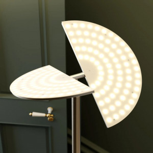 Lampadar Anniki, LED, metal/acril, argintiu, 43 x 180 cm - Img 2