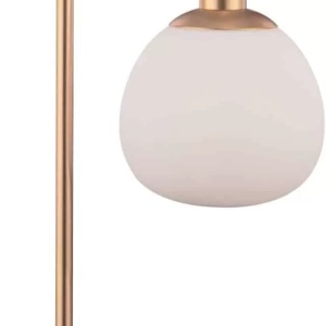 Lampadar Erich, 1xE14, alb-auriu