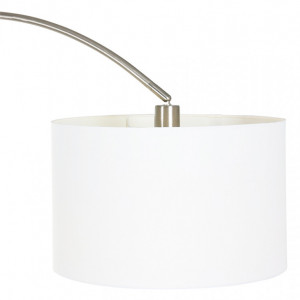 Lampadar Mexlite V, metal/textil, alb, 35 x 180 x 170 cm - Img 5