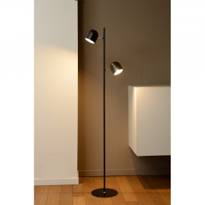 Lampadar Skanska, LED, metal, negru, 141 x 32 x 23 cm, 5w - Img 2