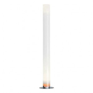 Lampadar Stylos, metal/plastic, alb, 17 x 200 cm - Img 1