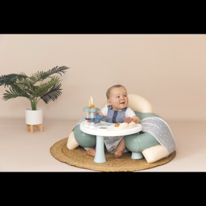 Little Smoby Cosy Seat centru de activitati gonflabil 66x70x41.8 cm, masuta detasabila, oglinzi rotite butoane, 0 luni+, multicolor - Verificat A · Re-Bloom - Img 3