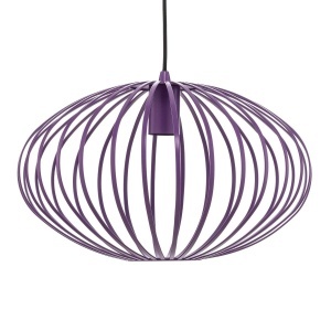 Lustra suspendată Lindby Maivi, din metal, soclu E27, mov