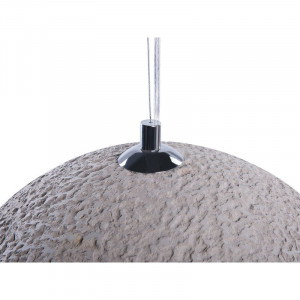Lustra tip pendul LoftDesigns, beton, gri, 22 x 42 x 42 cm - Img 4