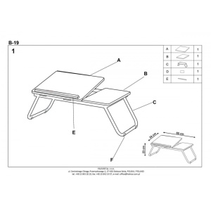 Masa laptop HM B19 Nuc inchis 17" - Img 4
