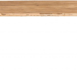Masa Lawas, lemn masiv, natur, 220 x 78 x 100 cm - Img 6