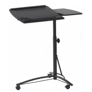 Masa reglabila pentru laptop, tip birou, cu roti HM B14, 17" - Img 1