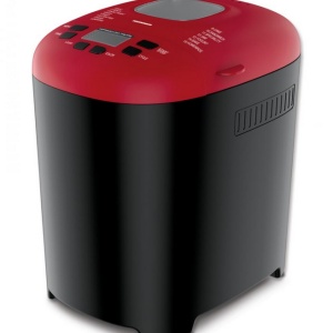 Masina de paine Heinner HBM-915BKR, Putere 550W, Capacitate 700-900g, 15 programe, Negru/Rosu
