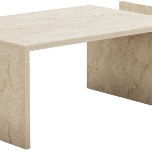 Masuta de cafea Asir, PAL, travertin, 86,8 x 32,4 x 50 cm
