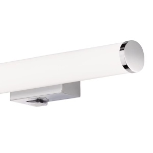 Mattimo aplica LED 40x6x9 cm, 4.3W 450lm 3000K, sticla acrilica, cadru metal cromat, comutator basculant, alb/argintiu - Verificat A · Re-Bloom - Img 2