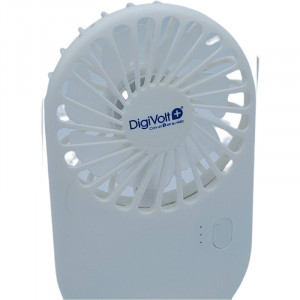 Mini ventilator de birou Elegancy, alb, plastic, USB - Img 2