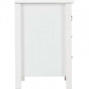 Noptiera Ducharme din lemn, alb / gri, 60 x 44 cm - Img 5