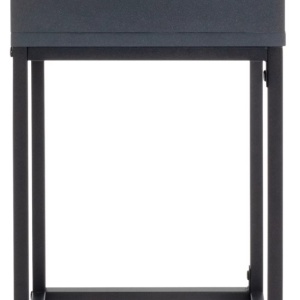 NOPTIERA ILVA, antracit, negru metal, material pe bază de lemn, 40/60/28 cm - Img 4