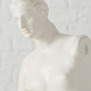 Obiect decorativ Lorenza, alb, 12 x 41 x 12 cm - Img 2