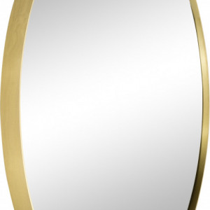 Oglinda Ada cu cadru auriu, 80 x 80 cm