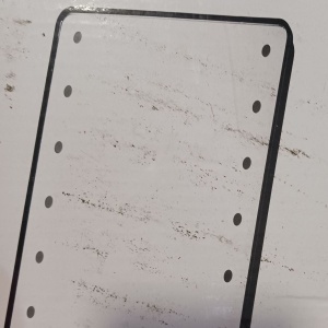 Oglinda de machiaj H&S cu lumini, plastic/sticla, LED, 17 x 27 cm, Resigilat, Grad A - Img 5