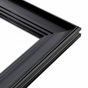 Oglindă Isaacs, plastic, neagra, 112 x 62 cm - Img 2