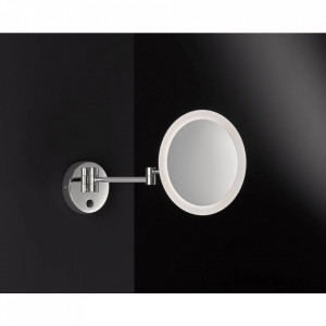 Oglinda pentru baie Tom, iluminata, metal/plastic, argintie, 146 x 22 x 36 cm, 3w - Img 2
