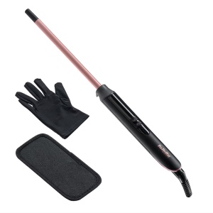 Ondulator pentru bucle afro BaByliss C449E, 210 °C, Invelis Quartz-Ceramic, Negru, Resigilat, Grad A - Img 1