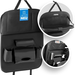 Cumpara Organizator pentru scaun auto Karset®, piele PU, negru, 50 x 64 cm de la Chilipirul-zilei în rate, cu cardul sau plata la livrare!