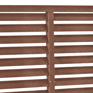 Panou pentru gard Ebern Designs, lemn, maro, 180 x 180 cm
