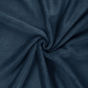 Patura flanel densa Dormitio®, 150x200 cm, 100% poliester, 210gsm, Albastru, Resigilat, Grad A - Img 4