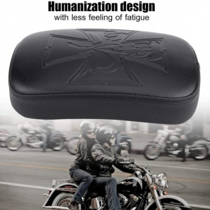 Perna cu 8 ventuze pentru motocicleta Aramox, piele sintetica, negru, 27 x 19,5 cm - Img 4