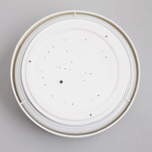Plafoniera Franka, LED, tesatura/plastic/metal, alb, 14 x 42 cm - Img 2
