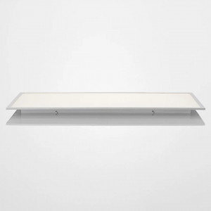 Plafoniera Gelora, LED, plastic/aluminiu, alb/argintiu, 120 x 60 x 5,2 cm - Img 2