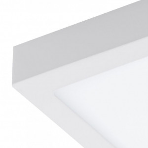 Plafoniera LED Fueva IV plastic / otel, 1 bec, alb, latura 23 cm, 230 V, 2000lm - Img 3