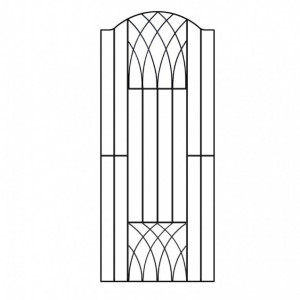 Poarta pentru gradina Guero Verona din metal 92cm X 180cm
