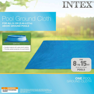 Prelata pentru protectie piscina Intex, plastic, albastru, 4,72 x 4,72 cm - Img 3