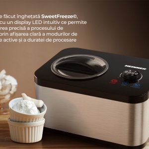 Produs Resigilat Aparat de făcut înghețată HEINNER SweetFreeze HICM-DW154SSBK - Img 7