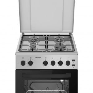 Produs Resigilat ARAGAZ GAZ HEINNER HFSC-S60LITGSL, 50X60CM, 4 ARZATOARE, SUPORT EMAIL, CAPAC METALIC, APRINDERE ELECTRICA PLITA SI CUPTOR, DISPOZITIV DE SIGURANTA PLITA SI CUPTOR, TIMER, GRILL, LUMINA CUPTOR, USA CUPTOR CU GEAM DUBLU DETASABIL, DUZE GPL