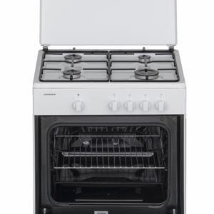 Produs Resigilat ARAGAZ GAZ HEINNER HFSC-SME60WH, 60x55CM, 4 ARZATOARE, SUPORT EMAIL, CAPAC METALIC, DISPOZITIV DE SIGURANTA PLITA SI CUPTOR, USA CUPTOR CU GEAM DUBLU, DUZE GPL INCLUSE, TAVA SI GRATAR CROMAT, CULOARE: ALB - Img 5