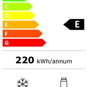 Produs Resigilat Combina frigorifica Heinner HCNF-HM253INVXE++, No Frost, compresor Inverter, capacitate totala: 253 L, capacitate frigider: 182 L, capacitate congelator: 71 L, clasa energetica E, control electronic cu termostat ajustabil, lumina LED - Img 3