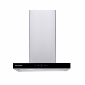 Produs Resigilat Hota decorativa Heinner HDCH-F4560TIX, 60cm, Design "T-Shape", Putere maxima de absorbtie: 523.2 m3/h, 3 trepte de viteza, Motor: 1 x 120W, Lumina LED: 2 x 1.5W, 2 filtre aluminiu, Control touch, Diametru tub evacuare: 150mm, Dimensiuni (