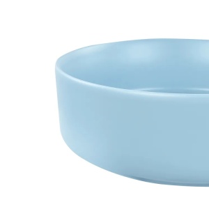 Produs Resigilat Lavoar pentru baie Re-Bloom Gudar, ceramica, 37x37x12 cm, scurgere 35mm, albastru - Verificat A - Img 5