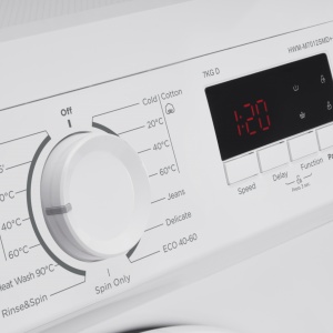 Produs Resigilat MASINA DE SPALAT RUFE SLIM HEINNER HWM-M7012SMD++, CAPACITATE 7KG, VITEZA DE CENTRIFUGARE 1200RPM, CLASA ENERGETICA D, 15 PROGRAME, DISPLAY DIGITAL, PROGRAM RAPID 15 MIN, PROGRAM HYGIENE 90Â°C, PROGRAM DELICATE, CLATIRE SUPLIMENTARA - Img 4