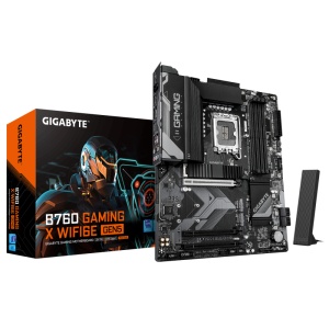 Produs Resigilat Placa de Baza GIGABYTE B760 GAMING X WIFI6E GEN5 LGA1700, 4x DDR5, 1x DP 1x HDMI, 1x PCIE 5.0 x16 2x PCIE 3.0 x16, 3x M.2, 4x SATA 6GB/s, ATX